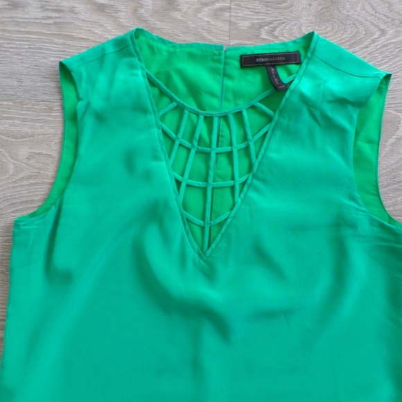 BCBGMAXAZRIA Women's Green Shirt - Picture 2 of 4